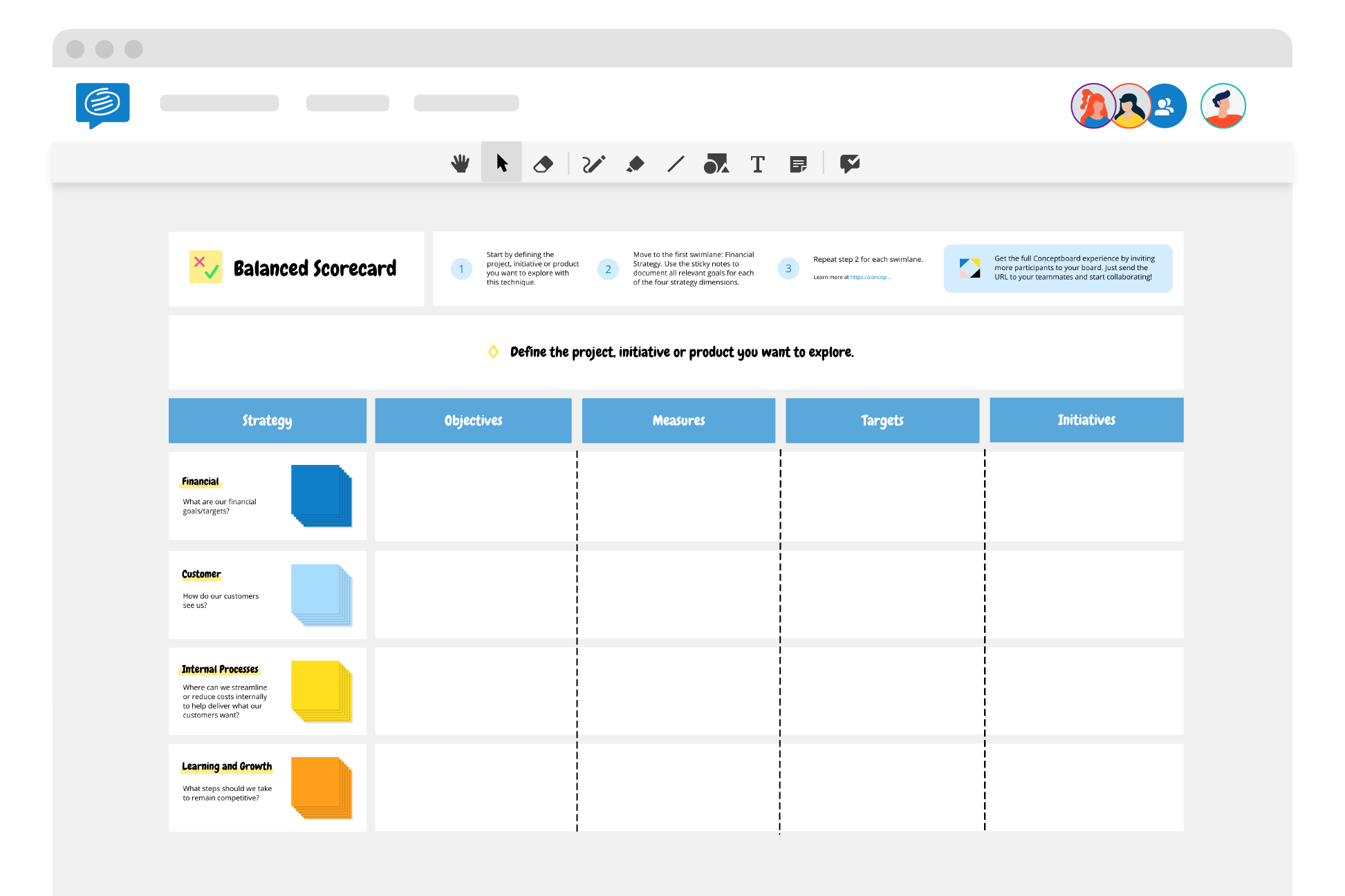 Balance Scorecard template