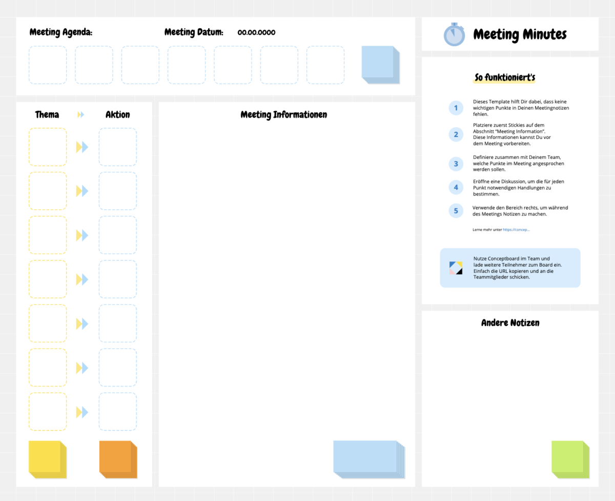 Template Meeting Minutes