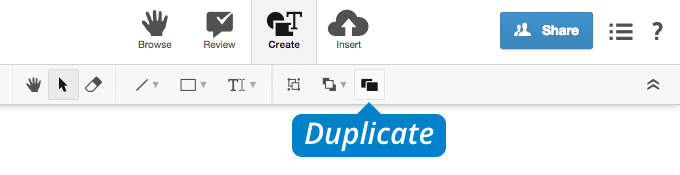 conceptboard create tab duplicate icon