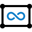 icon representing infinite sign