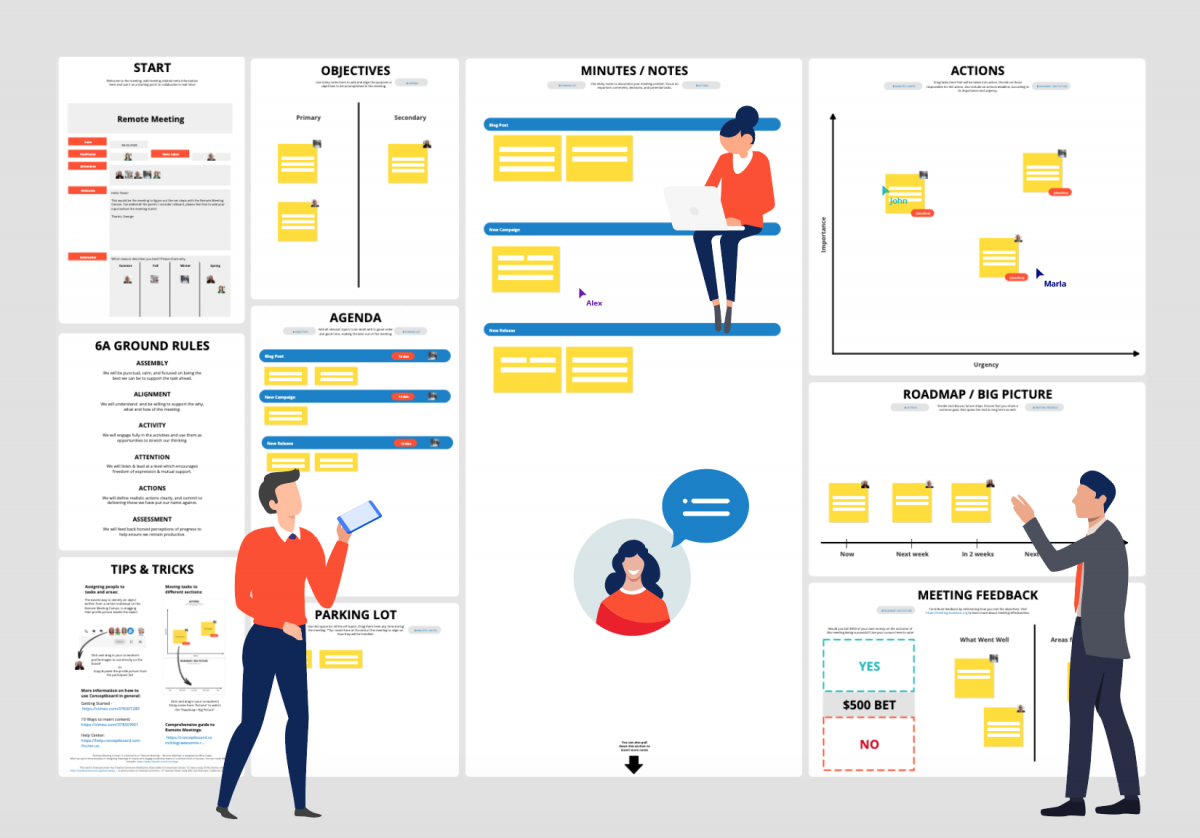 Remote Meeting Canvas