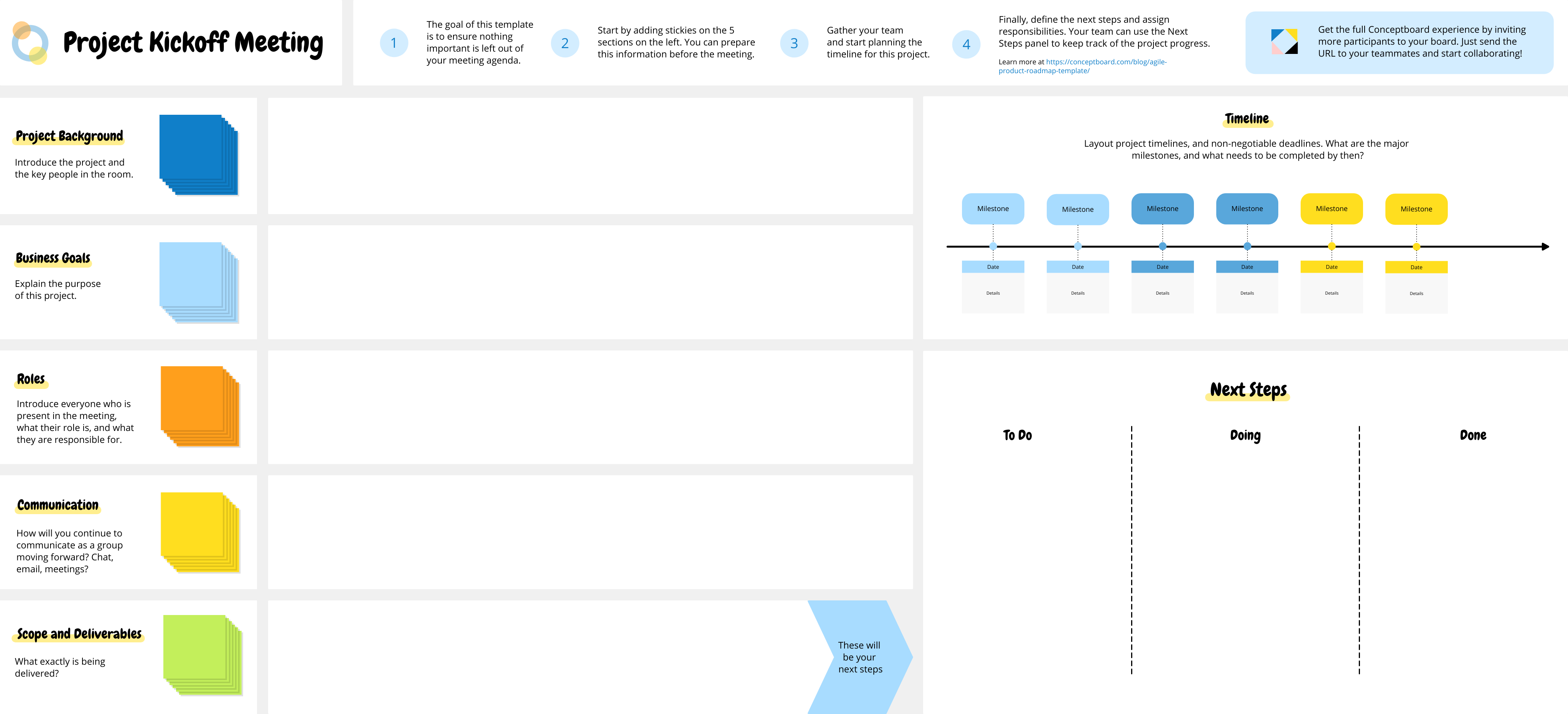 Project kickoff meeting template